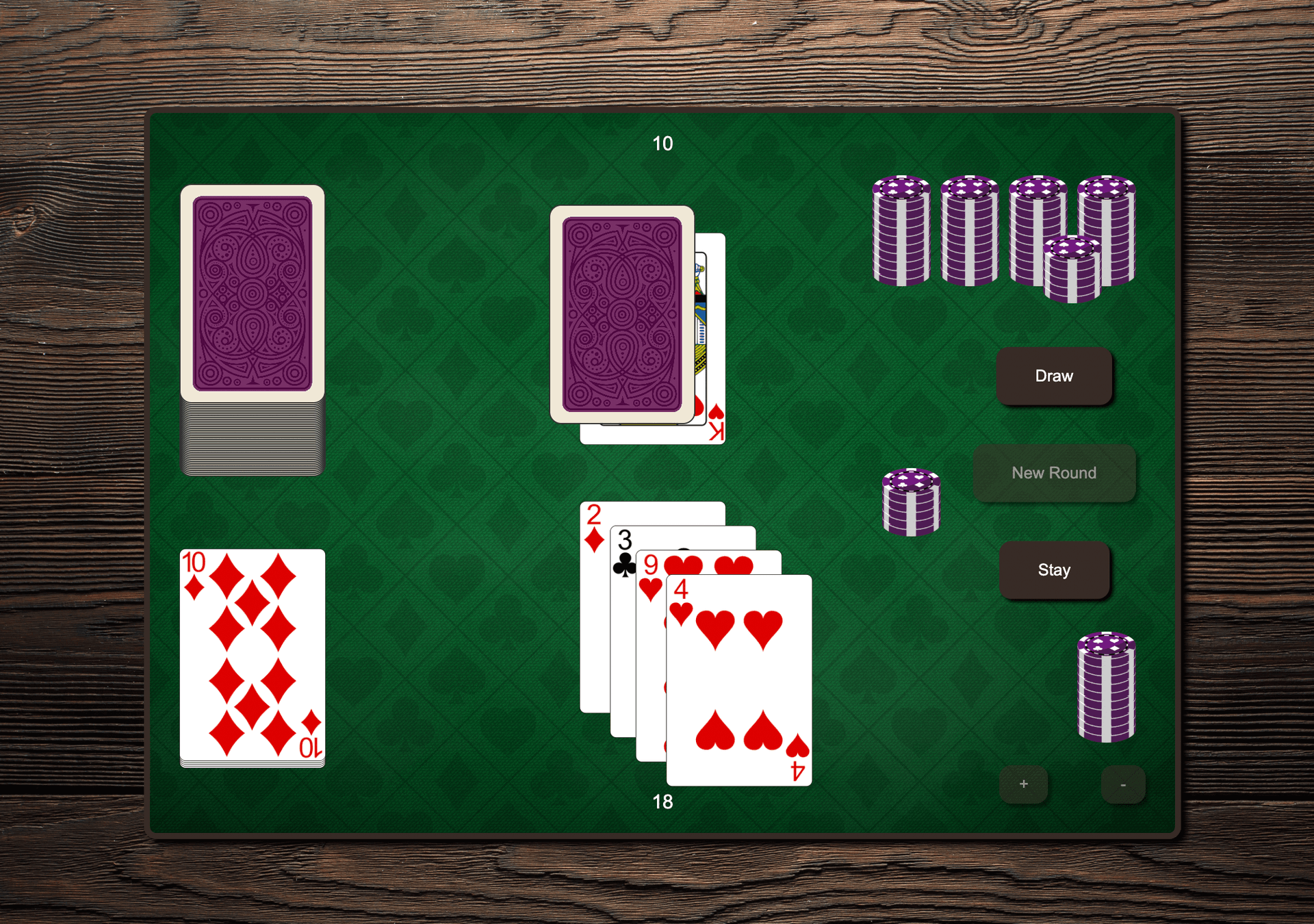 blackjack game
