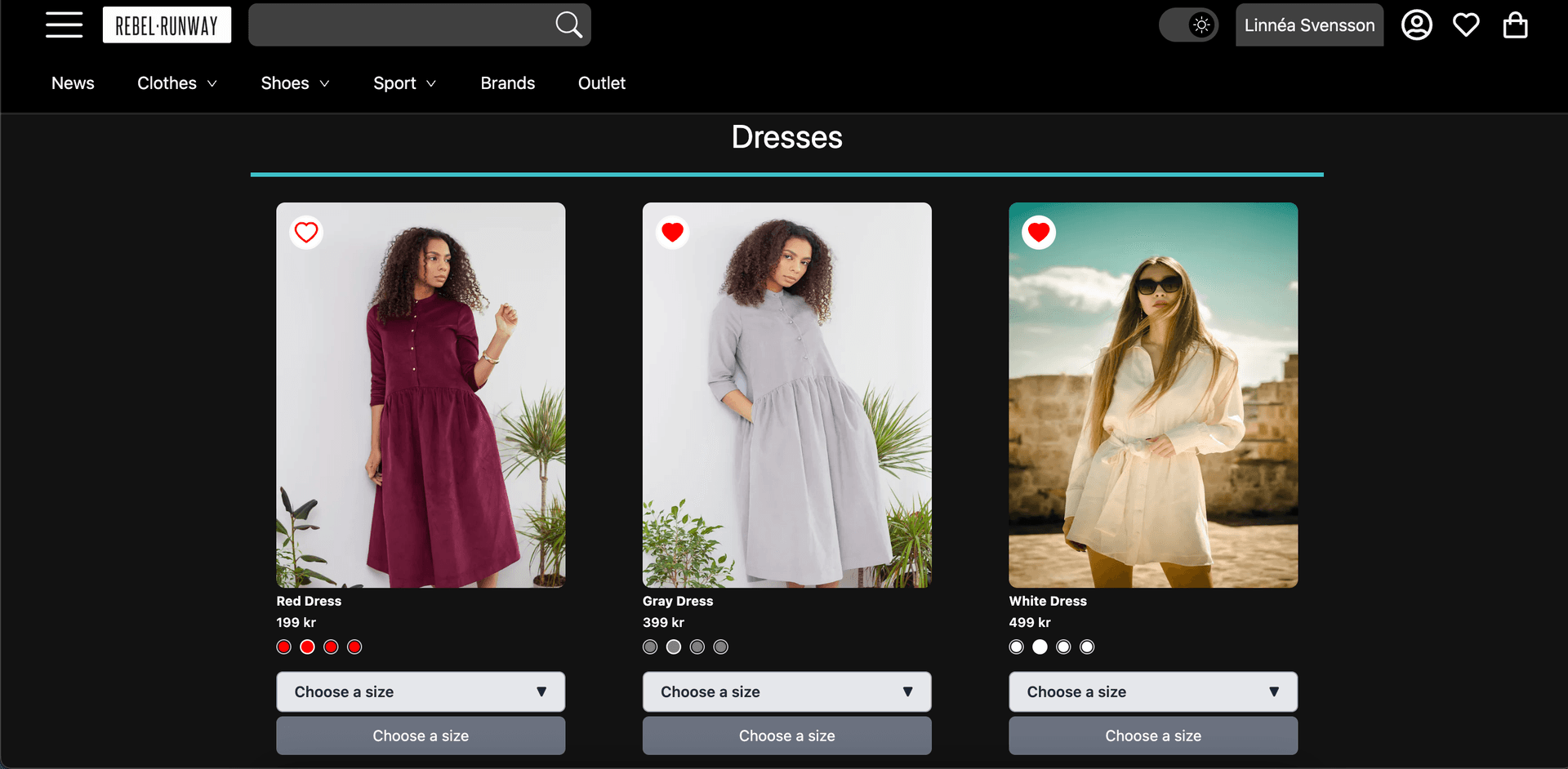 Rebel Runway Webshop